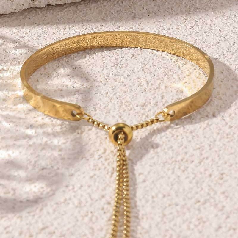 Ayatul Kursi - Black Bracelet Cuff Bangle Men Women — image 3