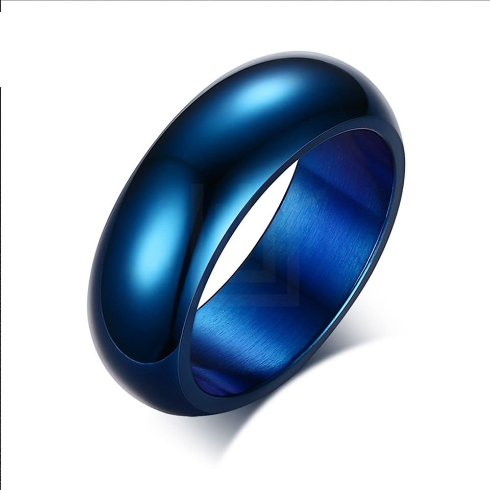 Band-It -Stainless Steel Ring Blue