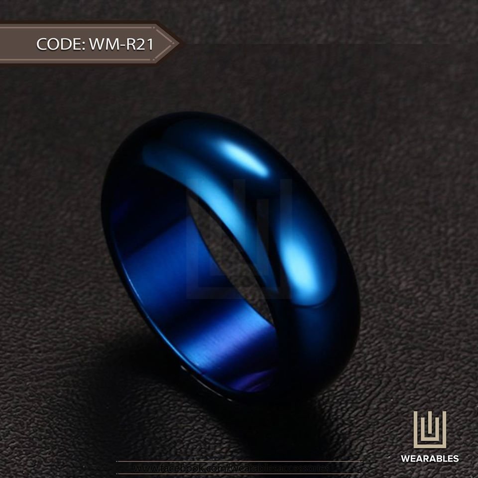 Band-It -Stainless Steel Ring Blue — image 3