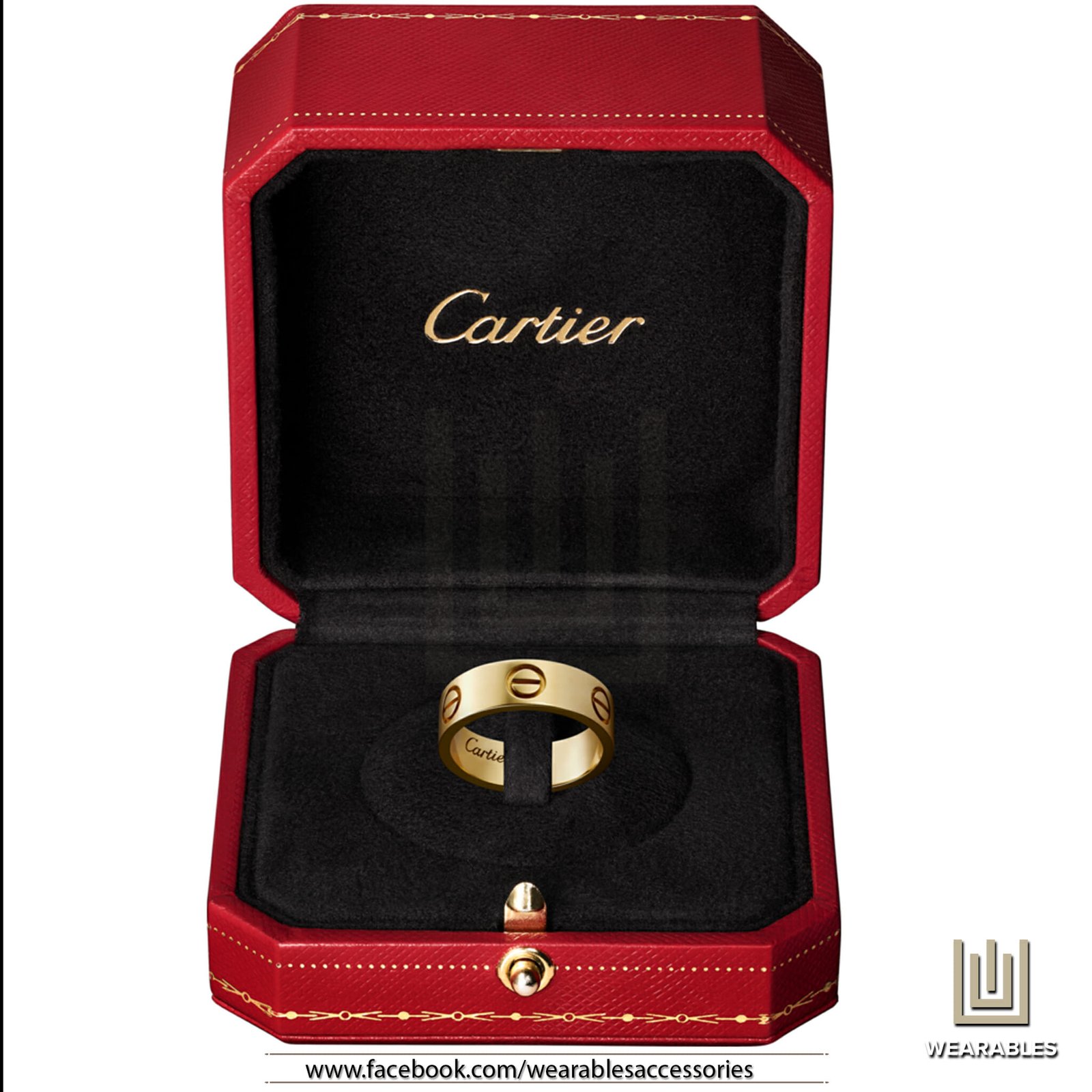 C Brand Luxury Men and Women Ring - Gold — image 5