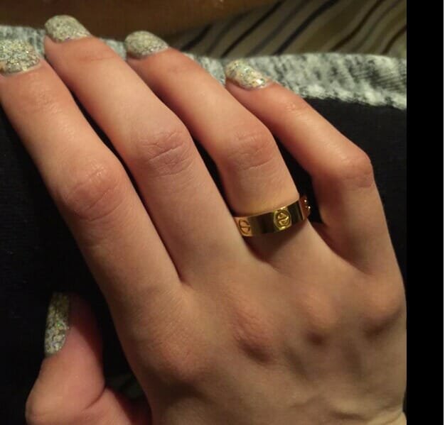 C Brand Luxury Men and Women Ring - Gold — image 7
