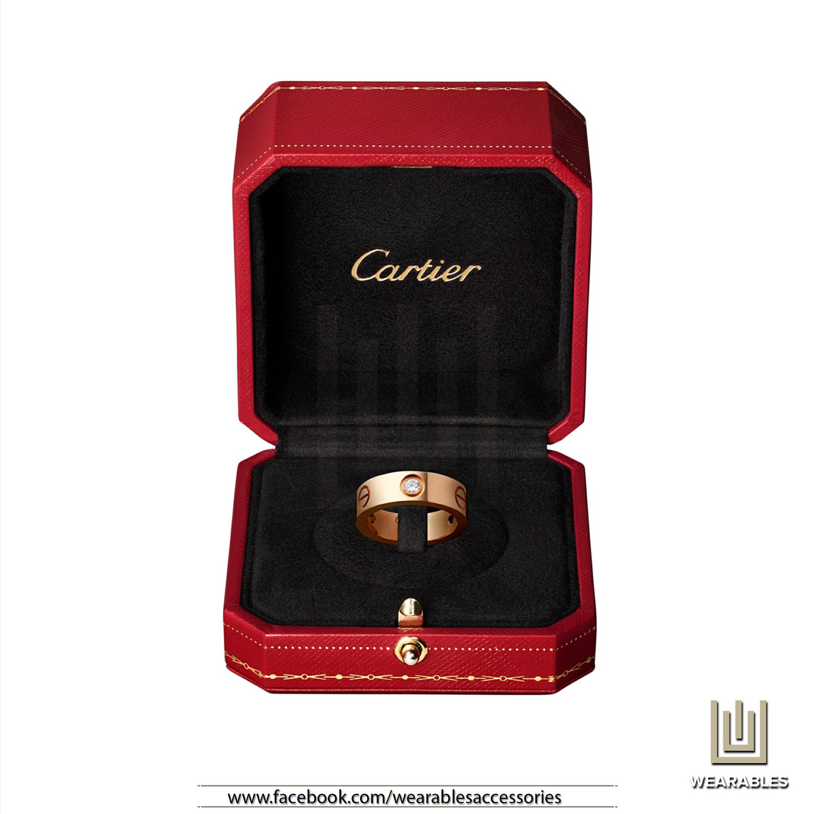 C Brand Luxury Men and Women Ring - Rose Gold — image 6