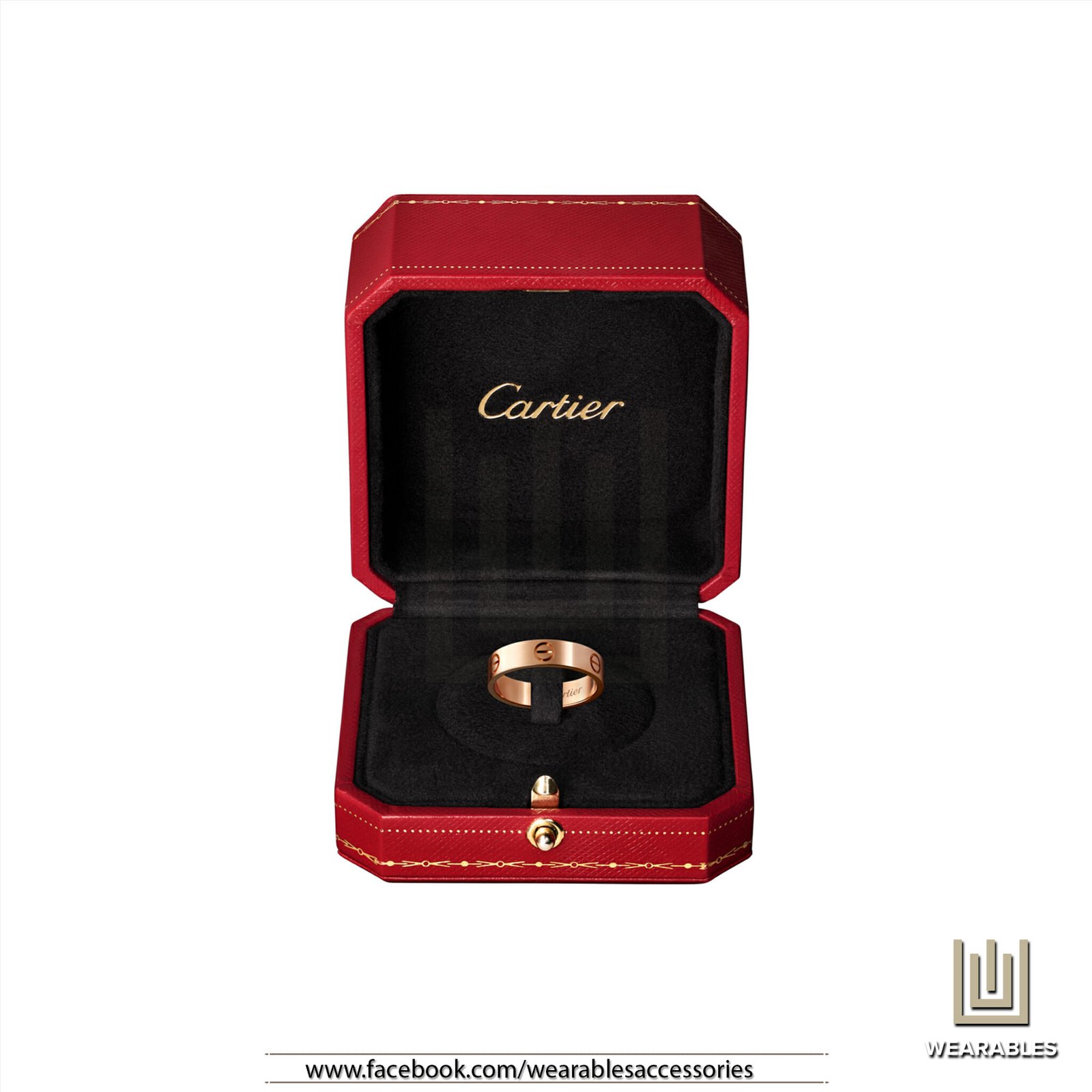 C Brand Luxury Men and Women Ring - Rose Gold — image 7
