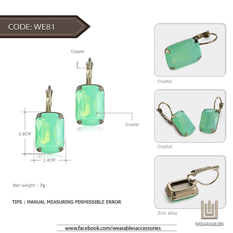 Color Coded - 20 Cool Colors Earrings