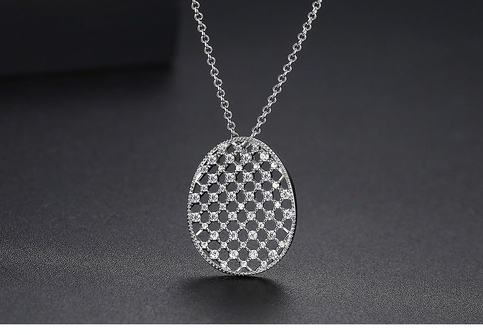 Cross stitch Lace- Pendant for Women