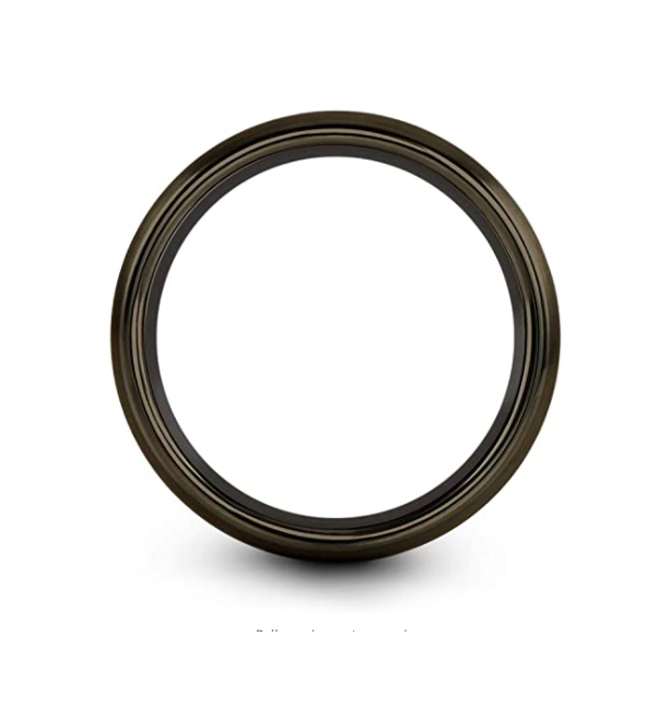 Dark Night - 6mm Black Tungsten Carbide Ring
