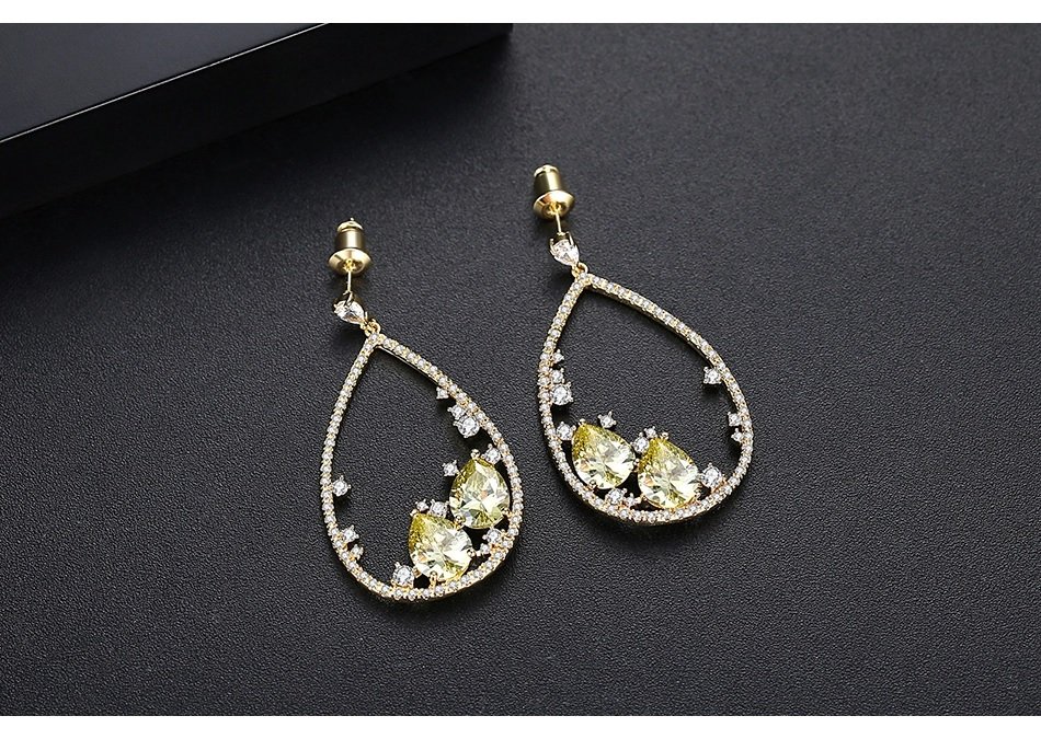 Drop in Drop Gold-Women Earrings