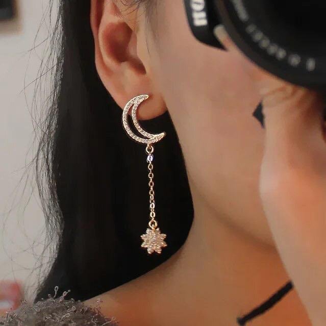 E1890 - White Gold Earrings for Women — image 6