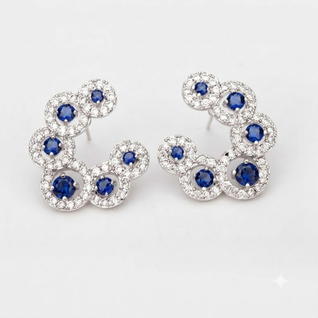 E3690 - Blue Earrings for Women