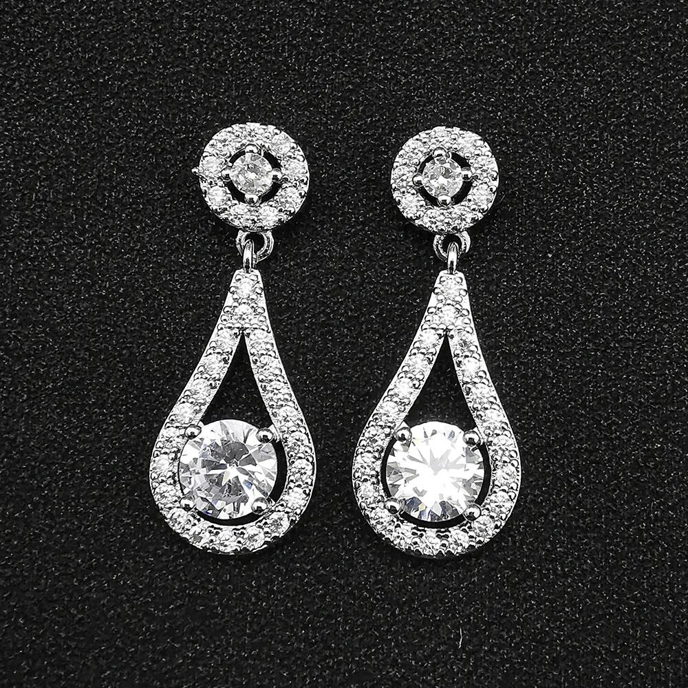E3690- White Earrings for Women