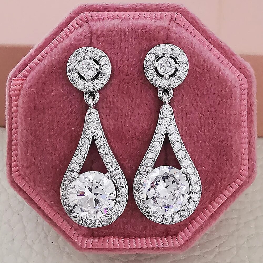 E3690- White Earrings for Women — image 3