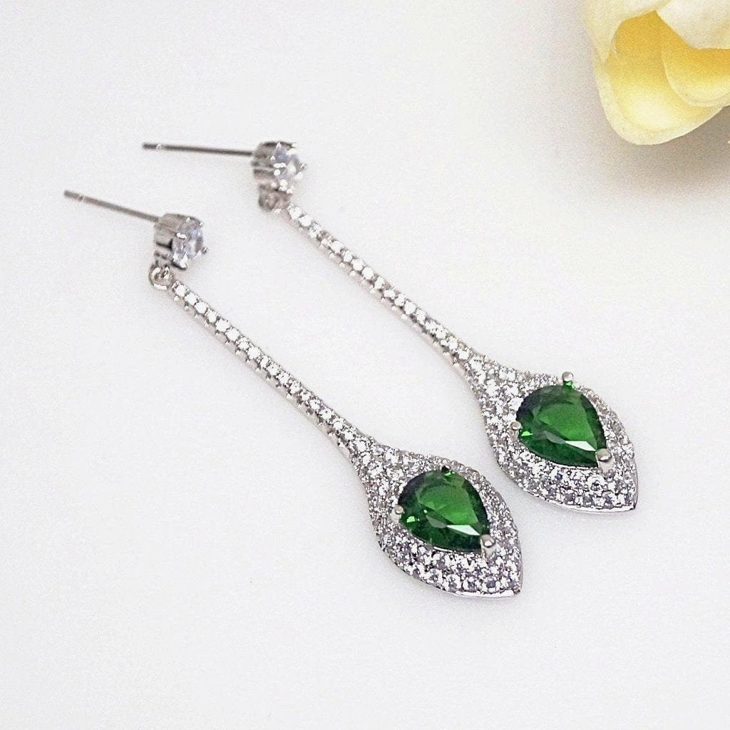 E3890 - Green Earrings for Women