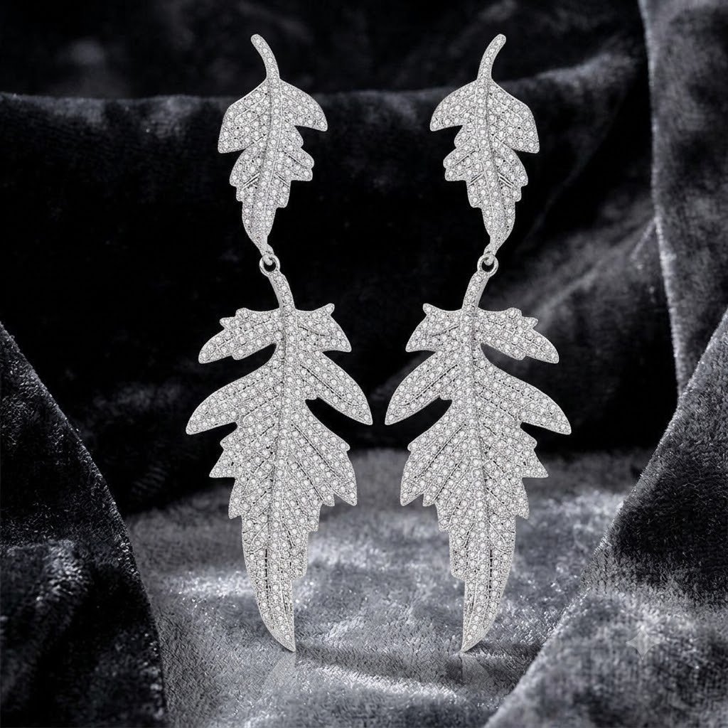 E5690 - Green Earrings for Women