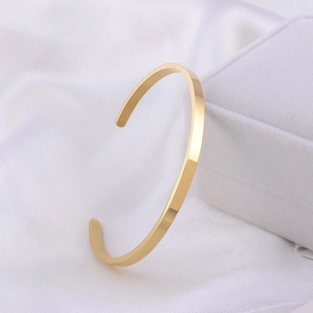 Essentials - 3mm Stainless Steel Men Women Bracelet — image 3