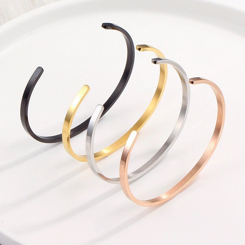 Essentials - 3mm Stainless Steel Men Women Bracelet — image 4