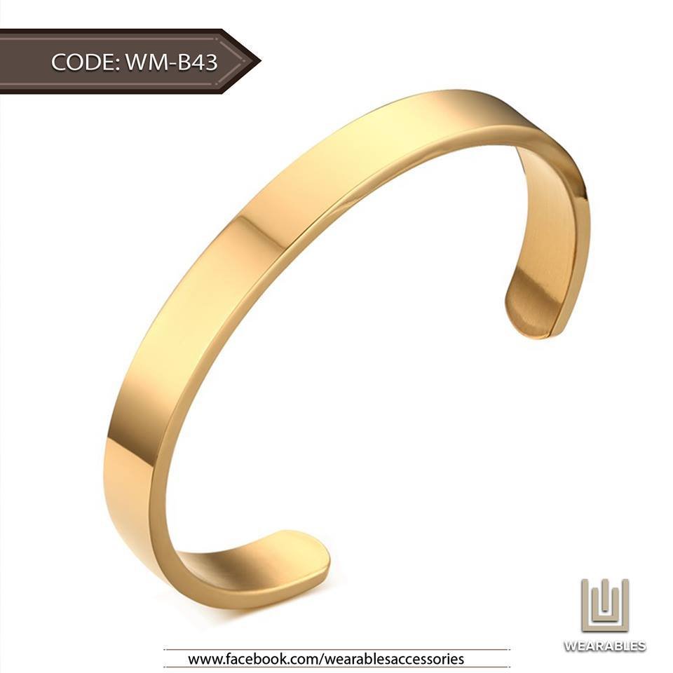 Essentials - Stainless Steel Men Bracelet Gold
