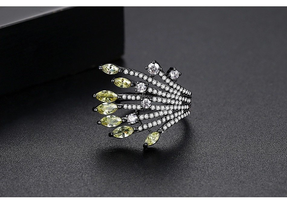 Gem Sparks- Adjustable Female Ring — image 4