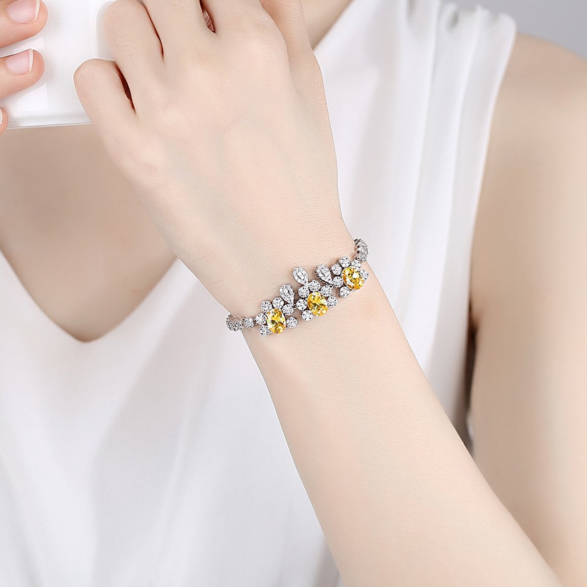 Living Stone - Cubic Zirconia Women Bracelet — image 5