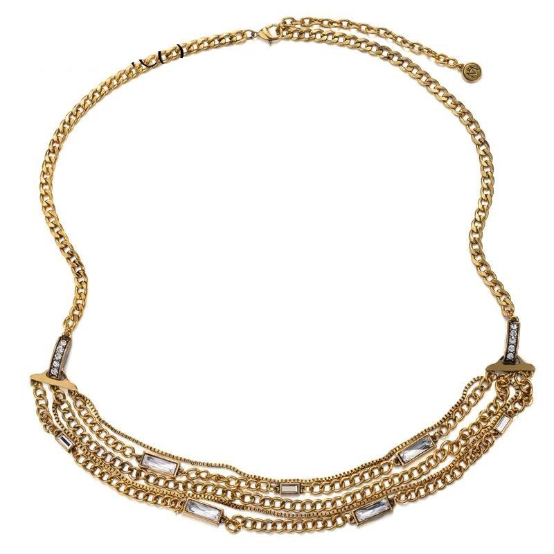 Silver Classic - 3 Three Layer Women Necklace/Pendant — image 6
