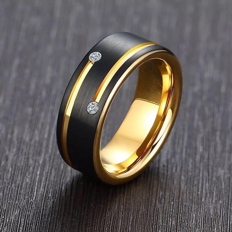 Orbital - 8mm Black Premium Tungsten Carbide Ring — image 5