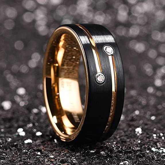 Orbital - 8mm Black Premium Tungsten Carbide Ring — image 6