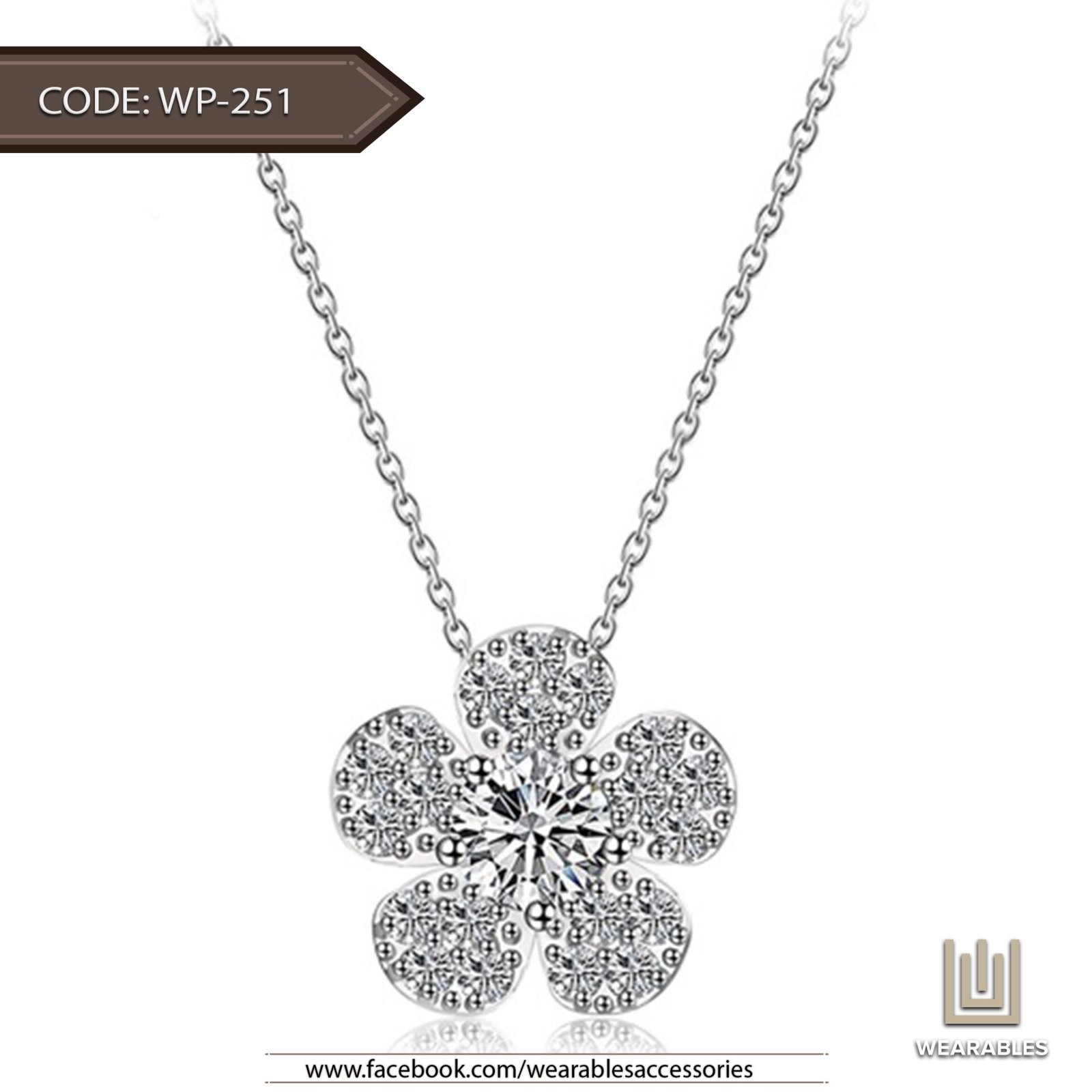 Petal Flicker - Elegant Pendant