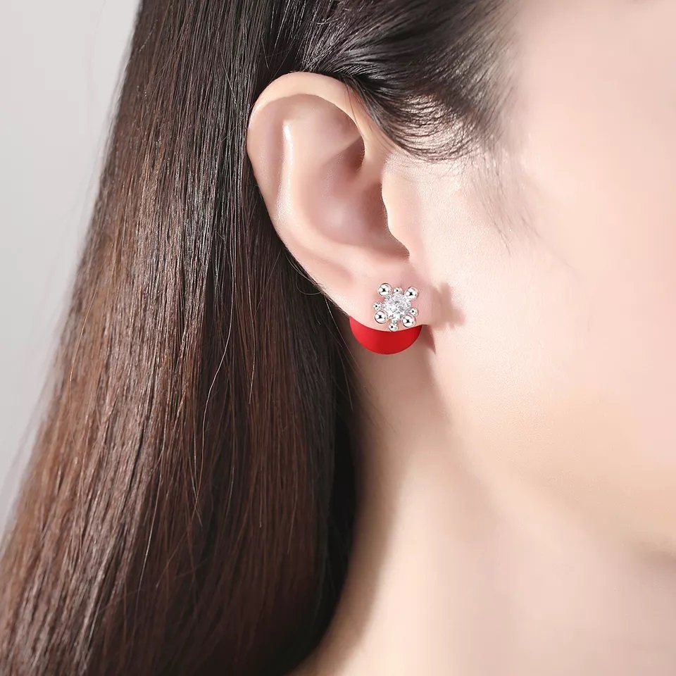 Pink Pearl Women Luxury Earrings - WE662 — image 3