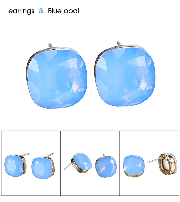Pop Tint – Fashion Earrings Set - Blue