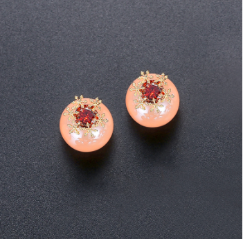 Red Women Luxury Earrings - WE660