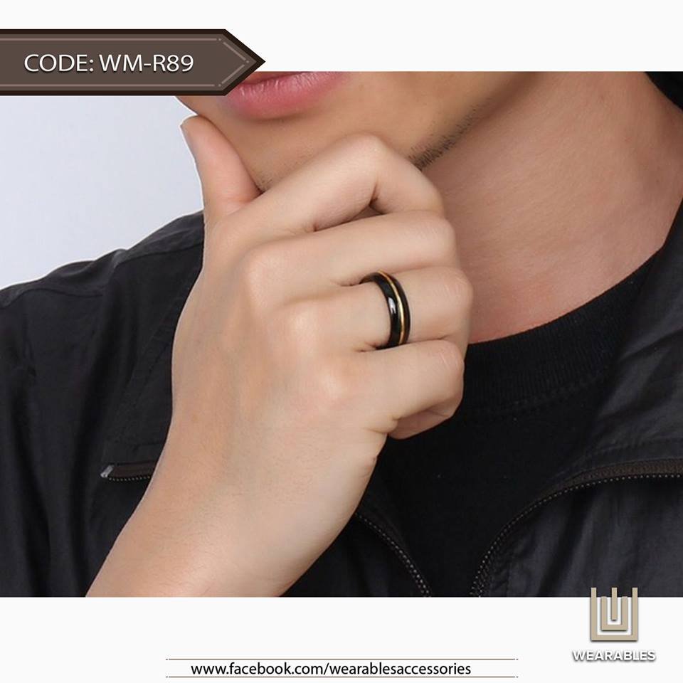River of Gold - Tungsten Ring — image 4