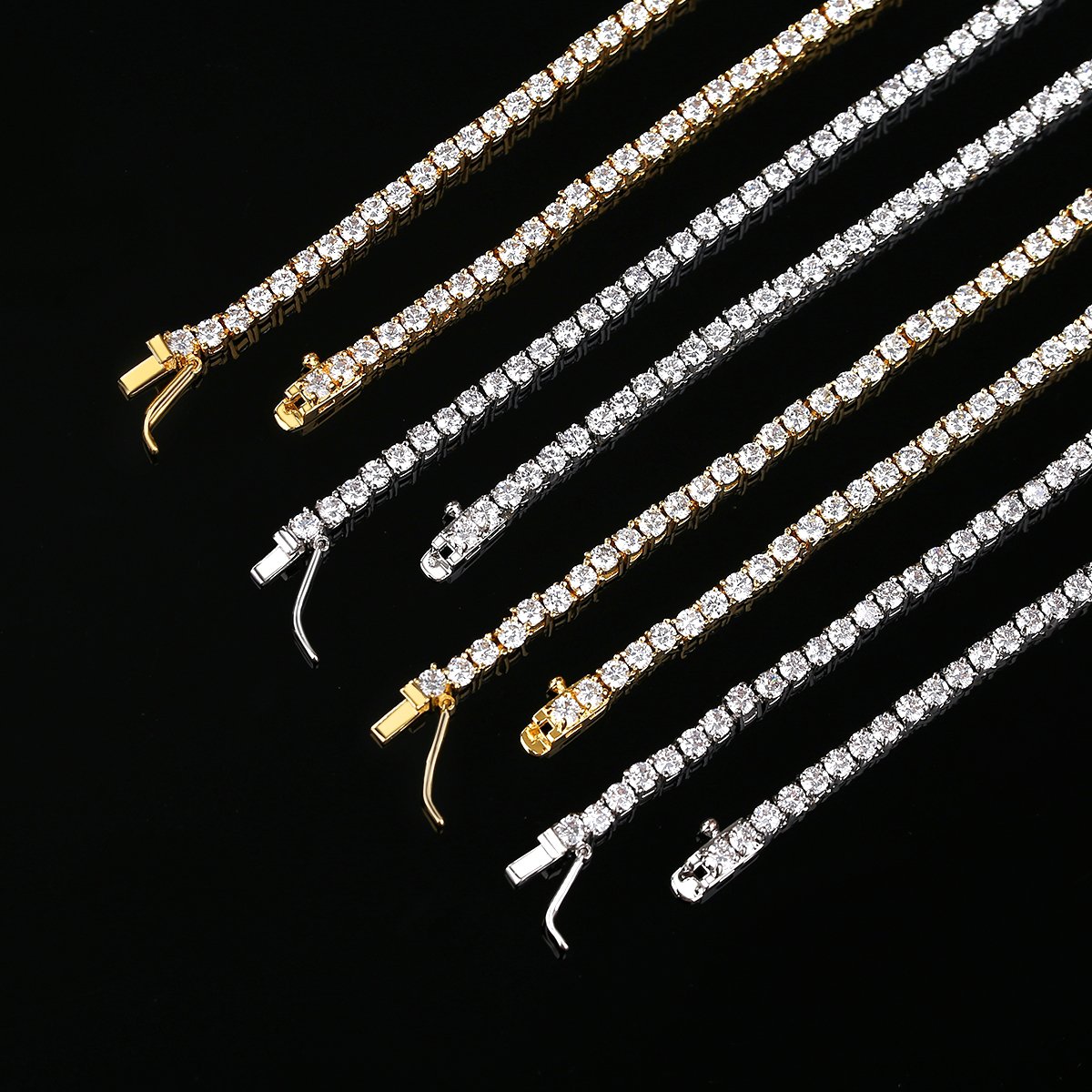 Rock Art- 4mm Silver Luxury Women Necklace — image 3