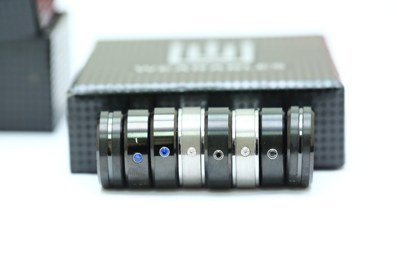 Ruling Stone - Black with Black Stone Tungsten Carbide Ring — image 5