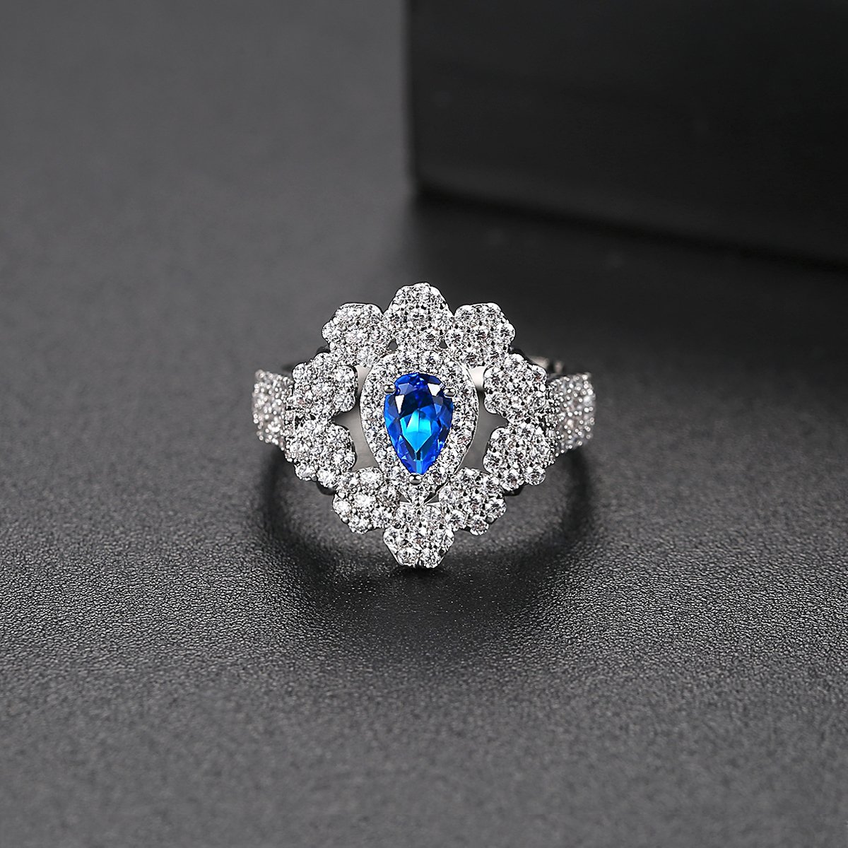 Sacred Tomb Red Ruby Color Ring for Women — image 5
