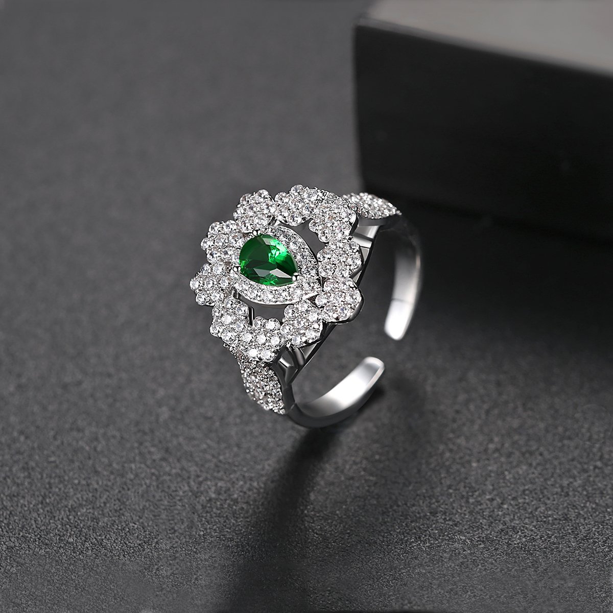 Sacred Tomb Red Ruby Color Ring for Women — image 6