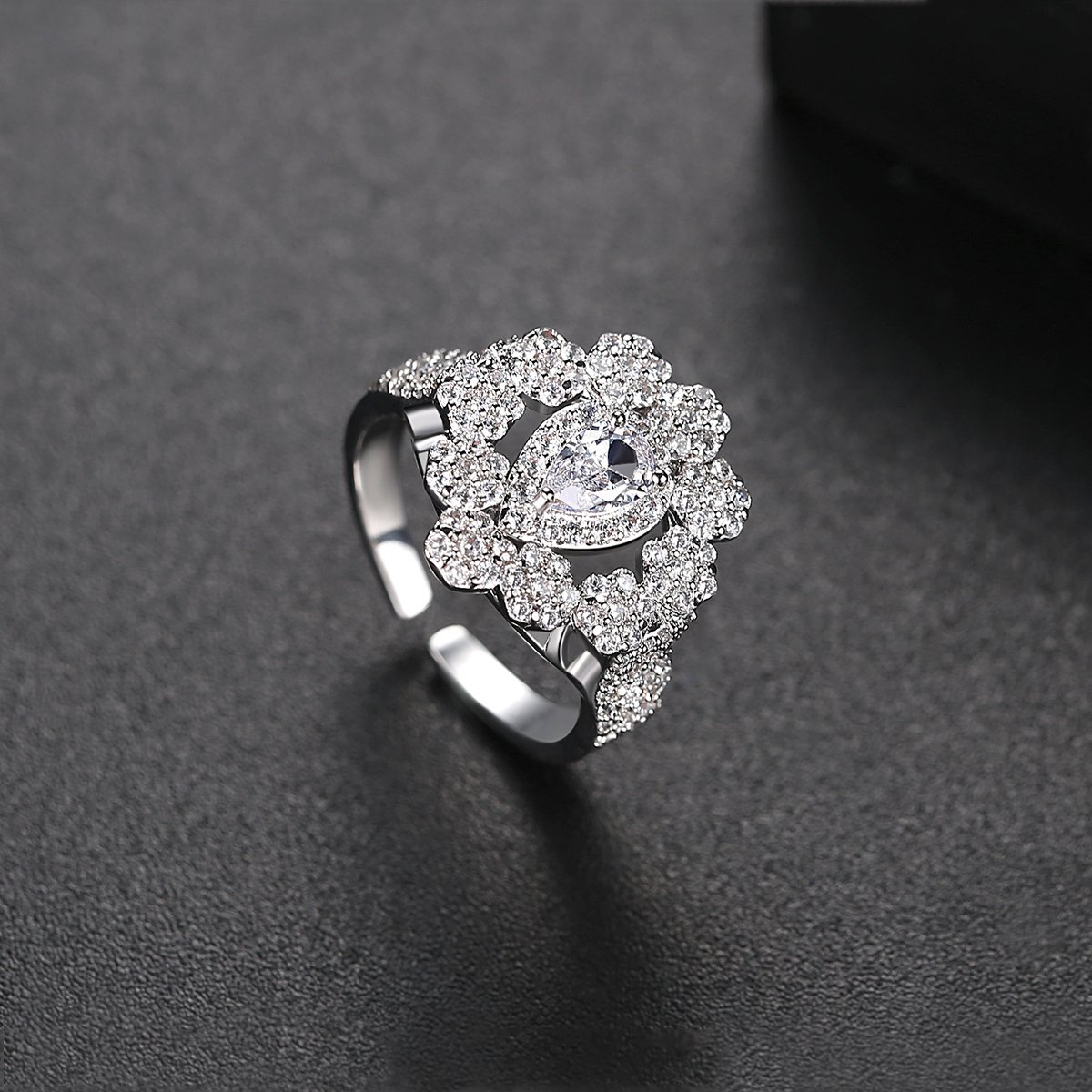 Sacred Tomb Red Ruby Color Ring for Women — image 7