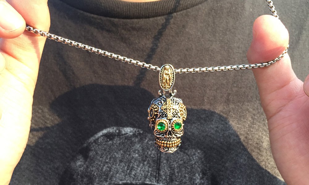 WM-P69 Men, Women Necklace Pendant with Chain — image 7