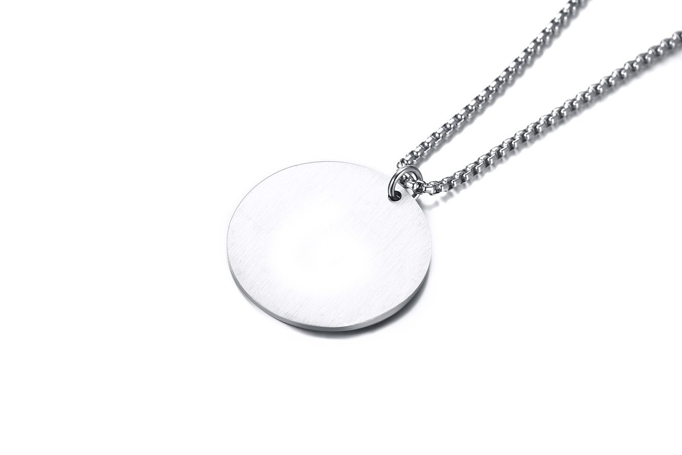 Shahada - Silver Name Necklace Pendant with Chain — image 6