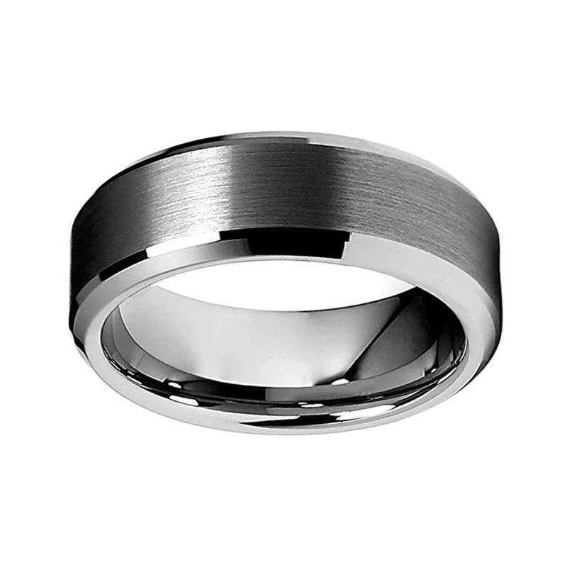 Silver Tungsten Carbide Ring - Electrify