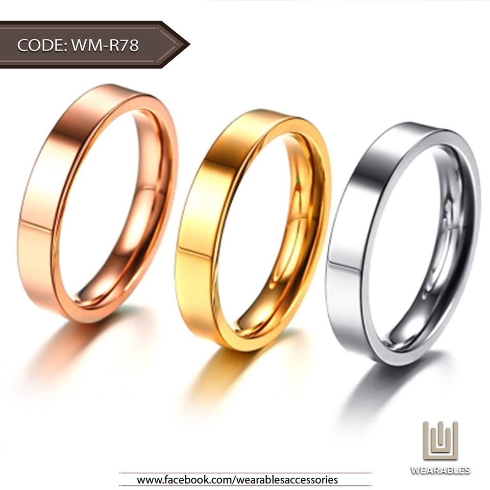 Sleek Icon Gold - Stainless Steel Men Women Ring — image 3