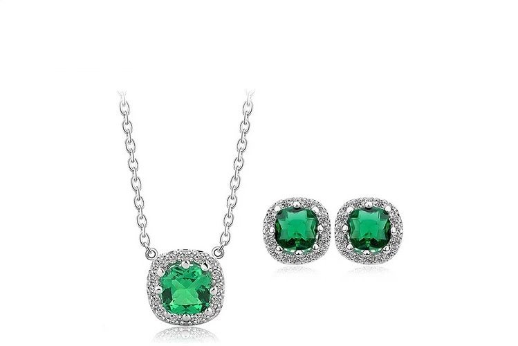Square out - Pendant and Earring Set for women