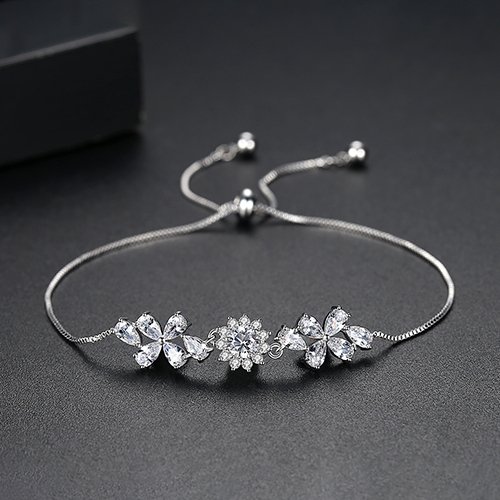 Tinkle String - Cubic Zirconia Adjustable Women Bracelet
