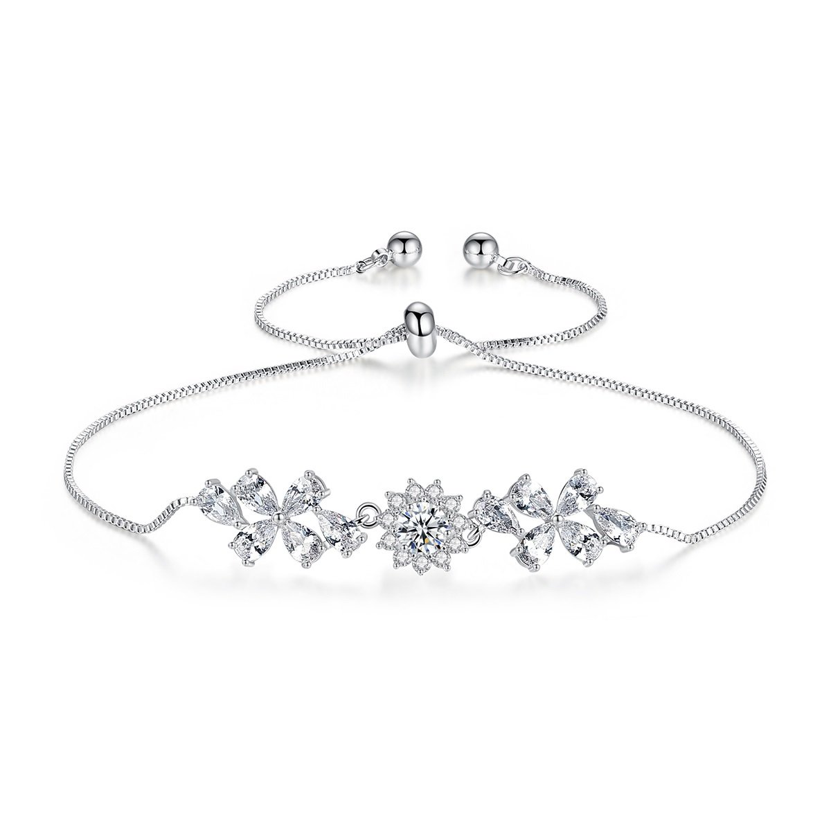 Tinkle String - Cubic Zirconia Adjustable Women Bracelet — image 5