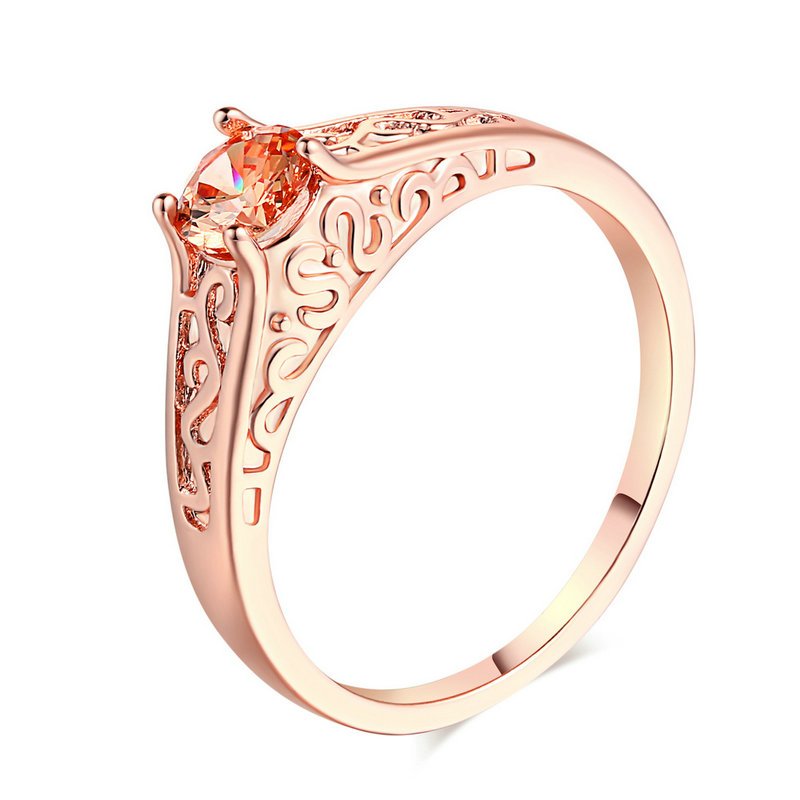Twirl Sketch - Rose Gold Women Ring — image 5