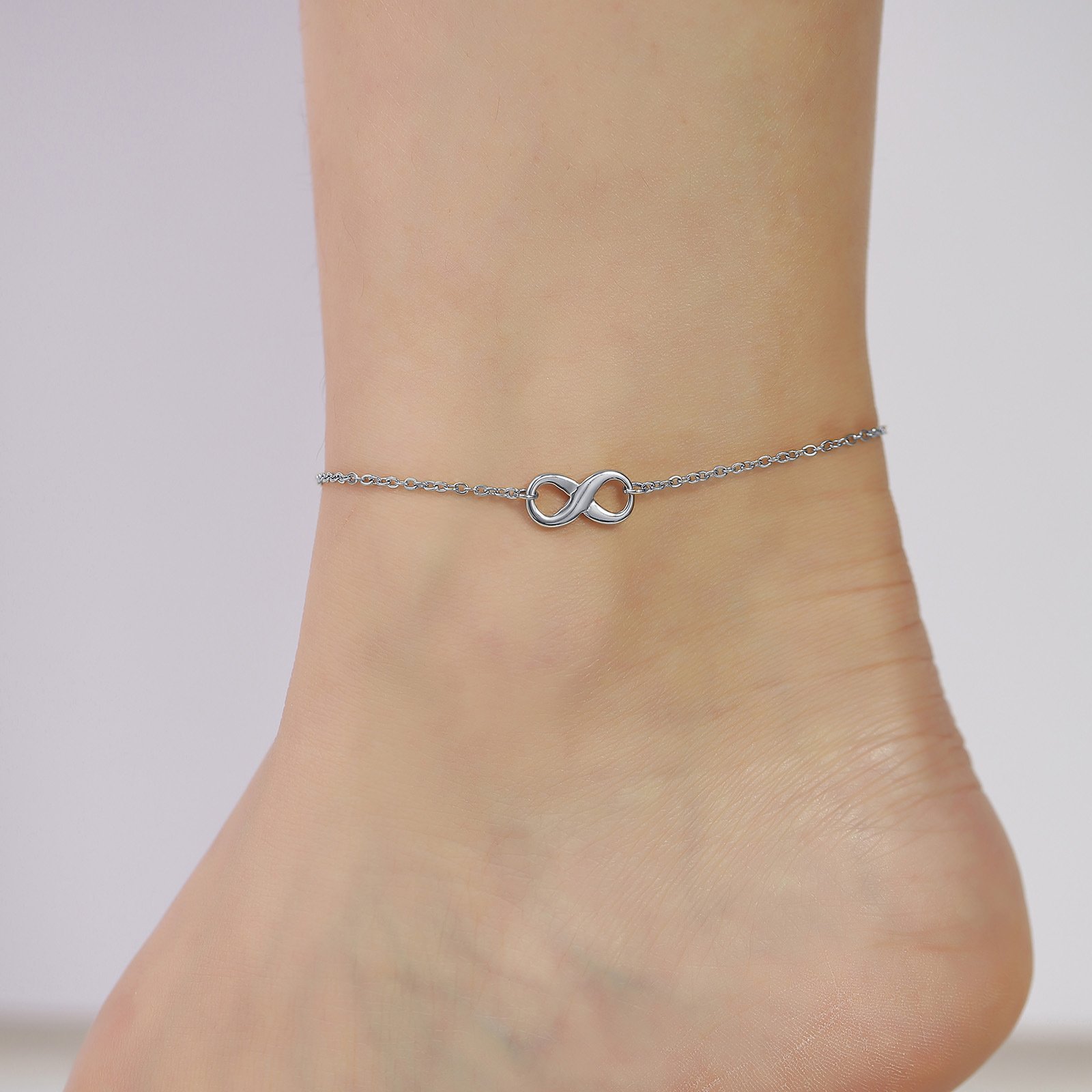WA33 - Silver - Anklet for Women — image 3