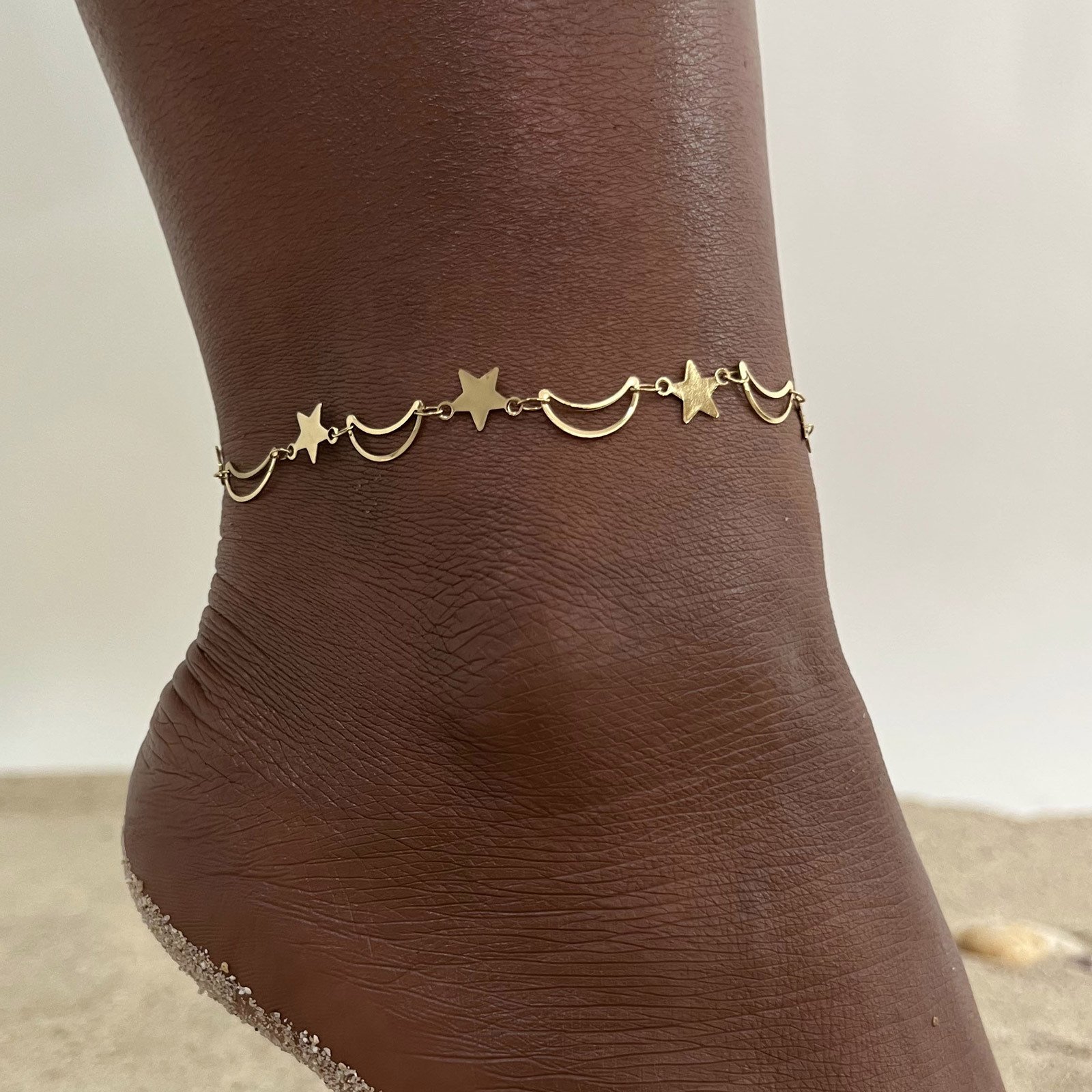 WA40 - Golden - Anklet for Women