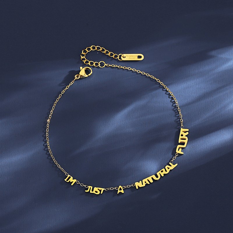 WA74 - Gold - Anklet for Women
