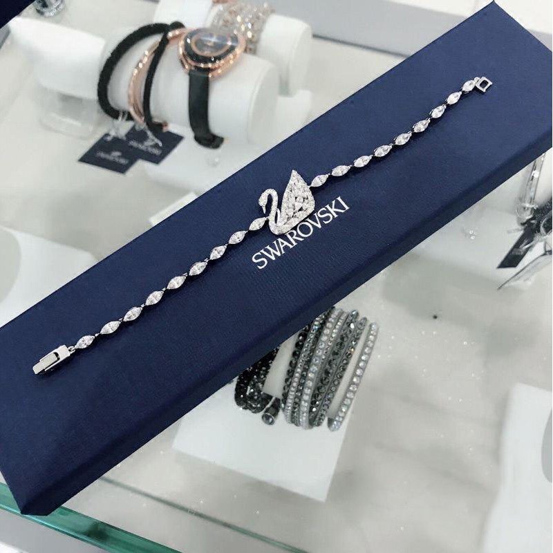 WB226 - Swan Women Bracelet in Rhodium — image 3