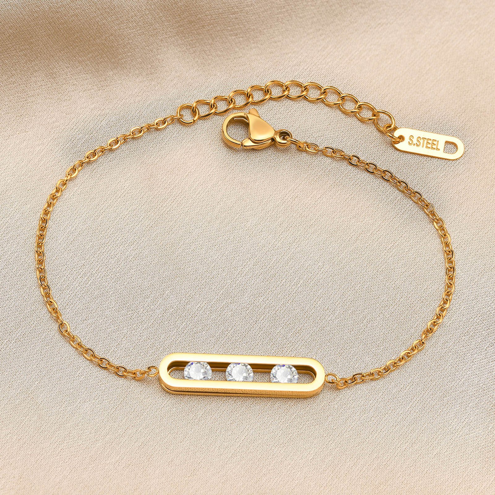 WB262 – Golden 316 Stainless Steel Bracelet