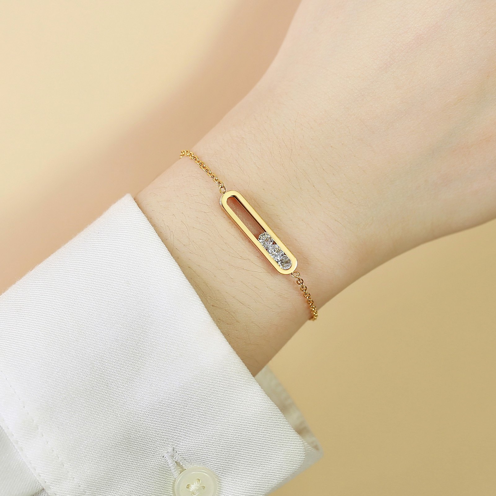 WB262 – Golden 316 Stainless Steel Bracelet — image 4