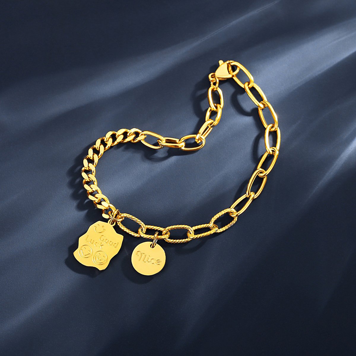 WB294 – Golden 316 Stainless Steel Bracelet — image 3